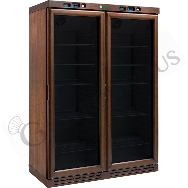 Vinoteca de madera 340LT + 340LT, T regulable de+2°C/+8°C  -18ºC/-22ºC