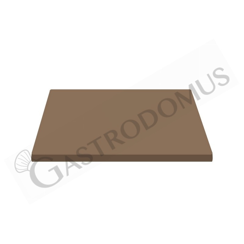 Tablero cuadrado laminado HPL 700x700 mm, espesor 10 mm