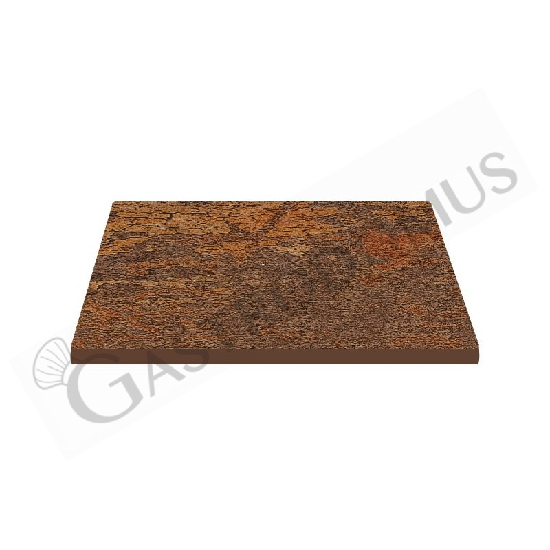 Tablero cuadrado laminado HPL 800x800 mm, espesor 10 mm