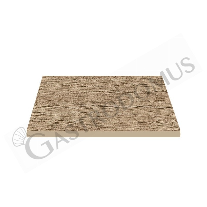 Tablero cuadrado laminado HPL 800x800 mm, espesor 10 mm