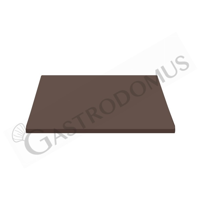 Tablero cuadrado laminado HPL 800x800 mm, espesor 10 mm