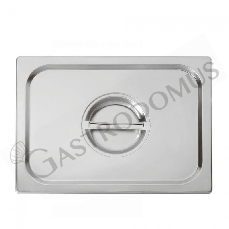 Tapa de acero inox capacidad GN 1/1 L 530mm x P 325 m