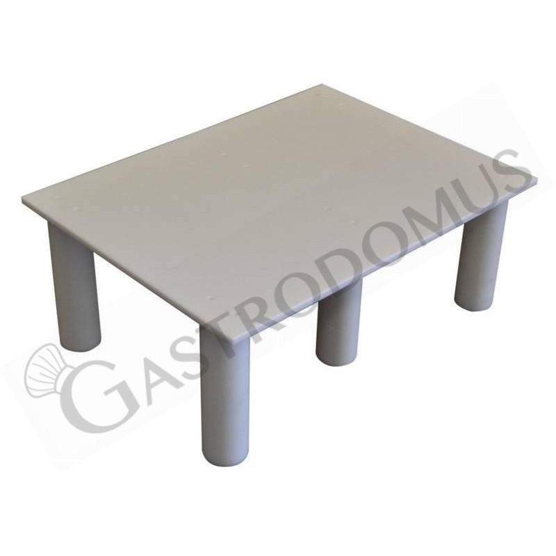 Plataforma de polietileno L 600 mm x P 400 mm x H 300 mm