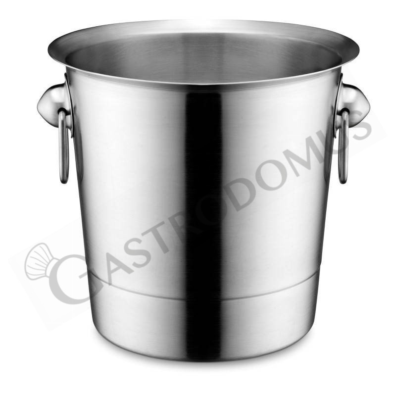 Cubitera  para champagne y cava con anillas de acero inox Ø190 x H 190 mm