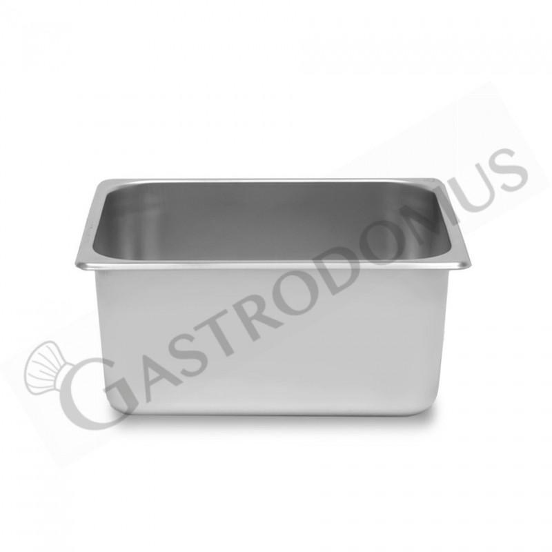 Cubeta de acero inox GN1/2 L 325mm x P 265 mm x H 150 mm