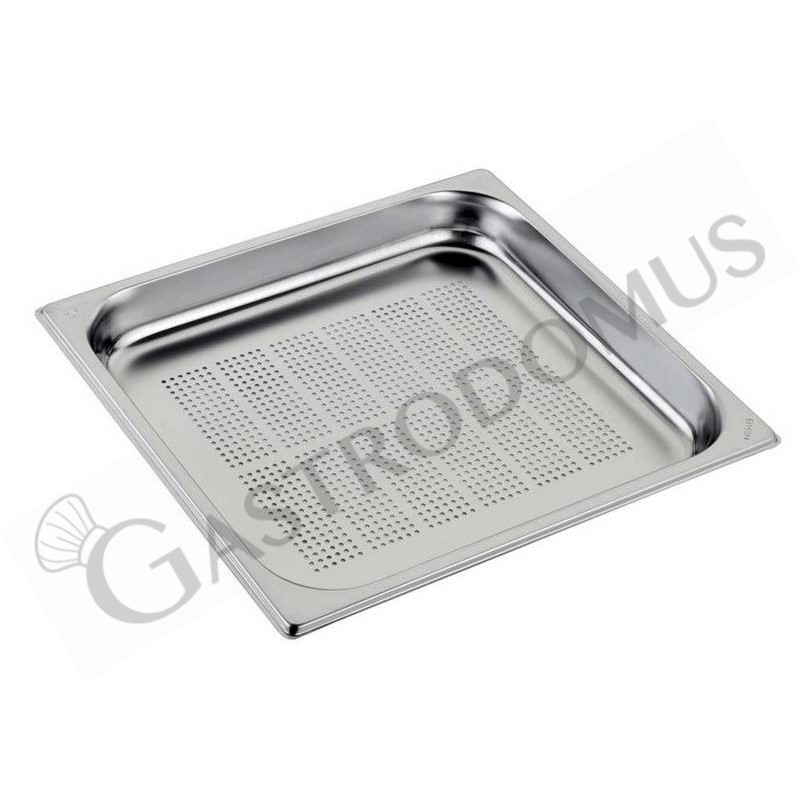 Cubeta perforada de acero inox GN 2/3 L 353 mm x P 325 mm x H 20 mm