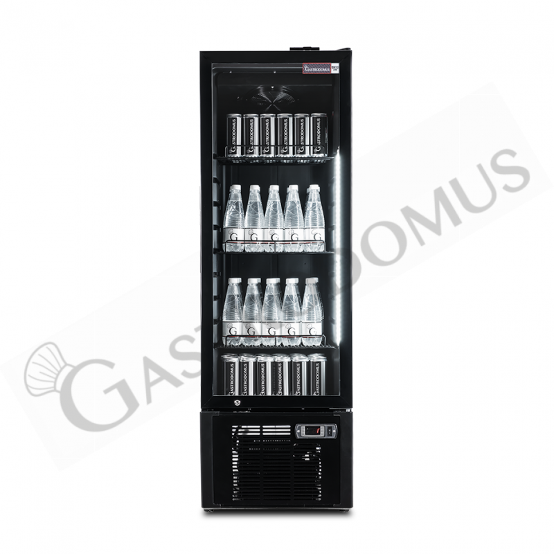 Frigo para bebidas ventilado 1 puerta 189 LT 2°C/+8°C color negro