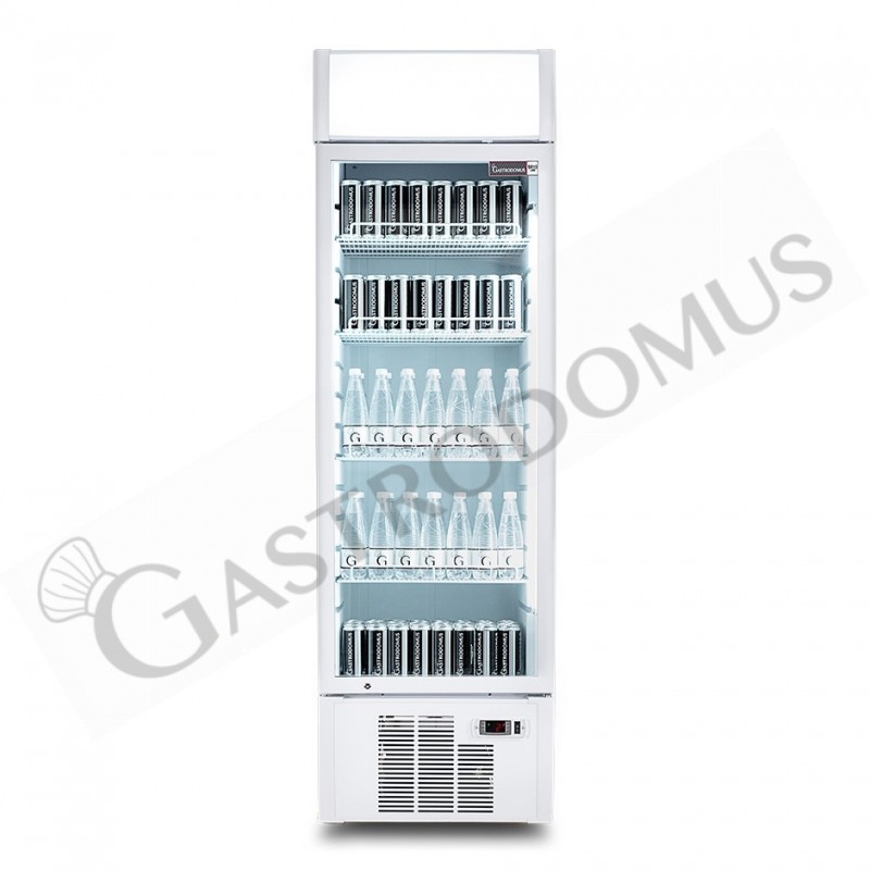 Frigo bebidas ventilado 1 puerta con luminoso 468 LT 2°C/+8°C color blanco