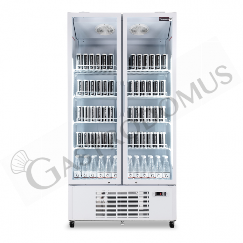 Frigo bebidas ventilado con 2 puertas 751 LT 2°C/+8°C color blanco