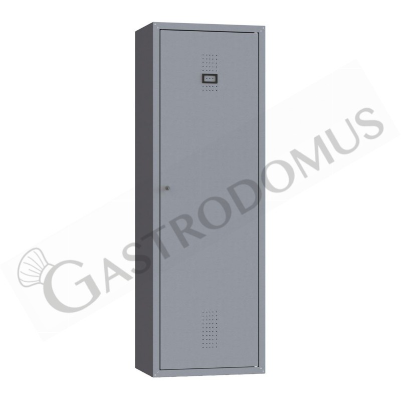 Armario multiusos desmontado, 600x400x1800 mm Color gris plata