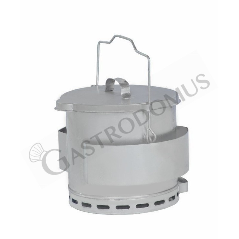 Contenedor de acero inox para la eliminación de grasas- L 355 mm x P 335 mm x H 450 mm