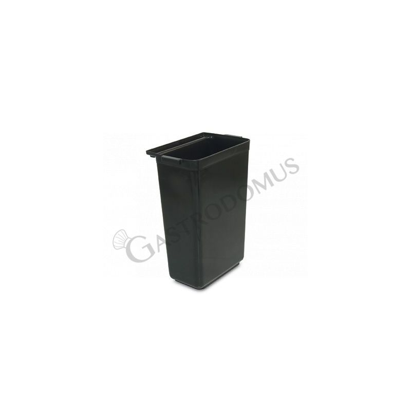 Cubo de basura de PVC, L 330 mm x P 160 mm x A 510 mm