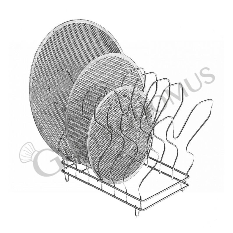 Soporte horizontal rejillas para pizza, tamaño 420 X 320 mm