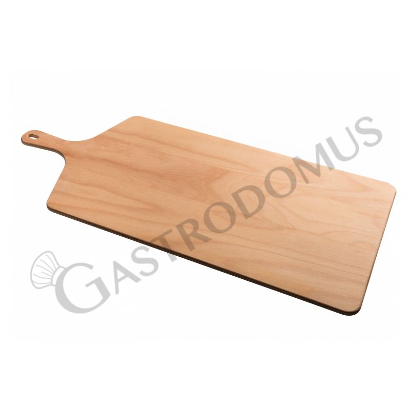 Tabla para cortar rectangular de madera, dimensiones L 330 mm X P 600 mm X A 7 mm