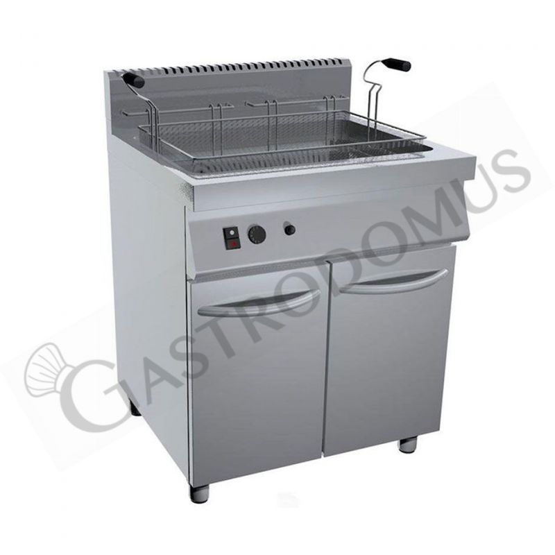 Freidora a gas de sobremueble para pastelería 1 cuba - 45 LT - L 800 mm x P 730 mm x A 900 mm