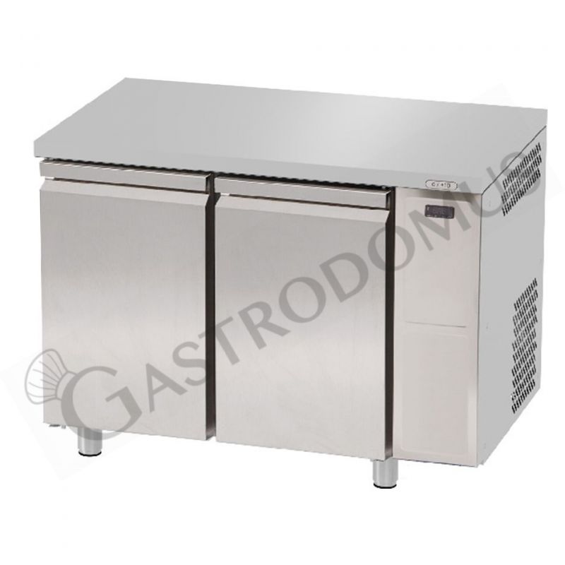 Mesa Refrigerada de 2 Puertas 700 mm de profundidad 0°C/+10°C Motor a distancia