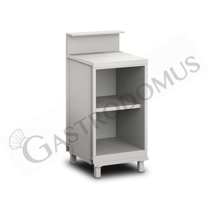 Mueble para bar neutro abierto con soporte mostrador L 500 mm x P 68 mm x H 1145mm