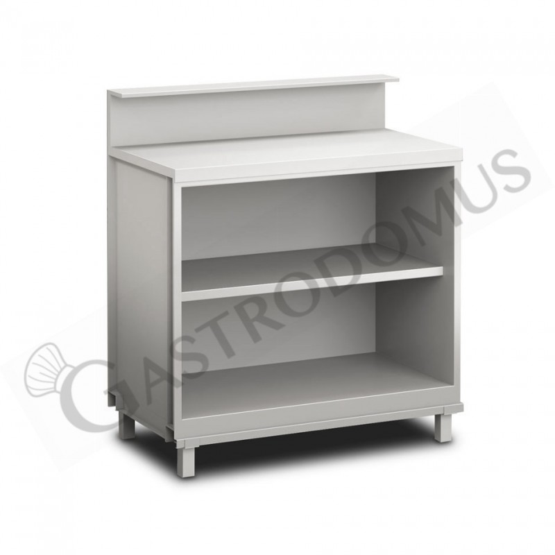 Mueble bar  neutro  abierto con soporte mostrador L 1000 mm x P 560 mm x H 1145mm