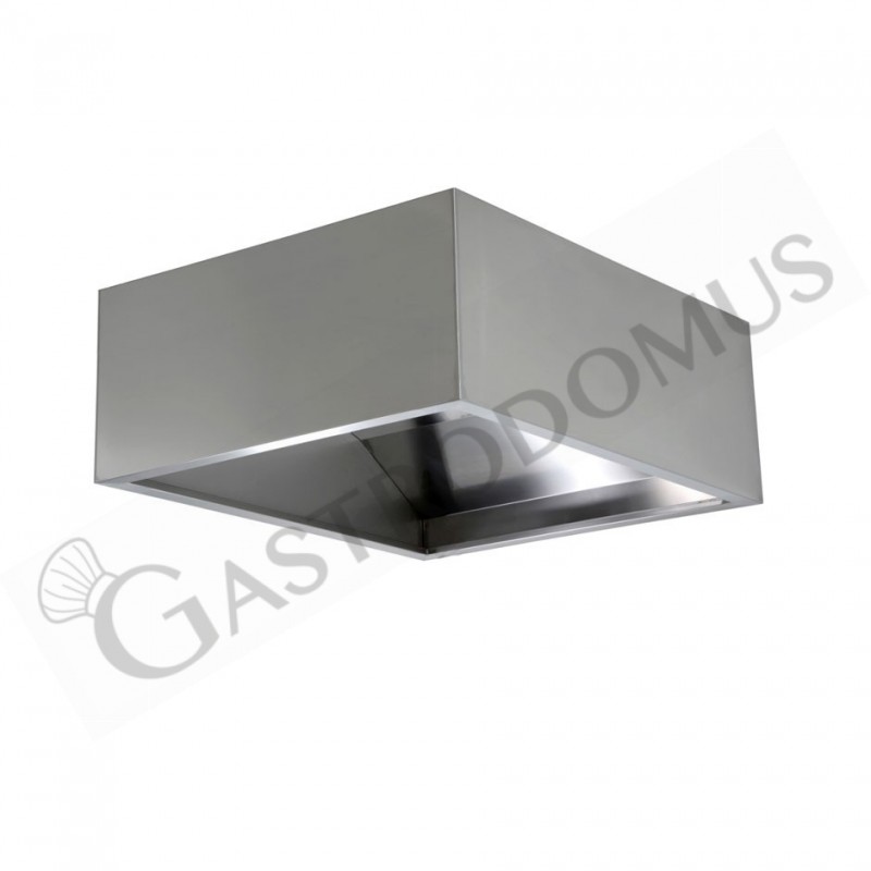 Campana extractora frontal serie Kubica Vapor para lavavajillas con motor L 1000 mm x P 1000 mm x A 450 mm