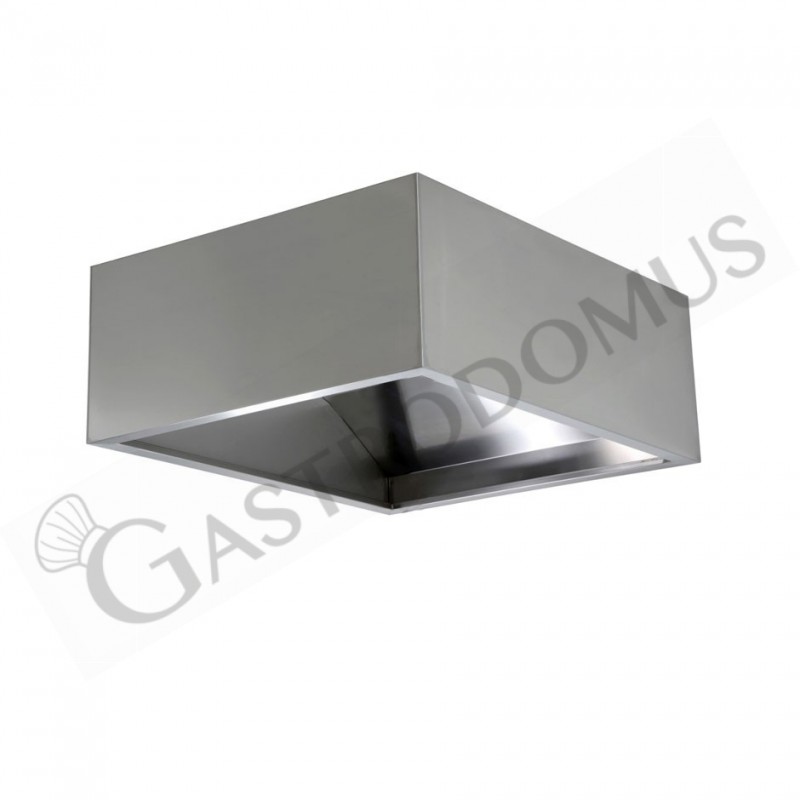 Campana extractora frontal serie Kubica para horno con motor L 1000 mm x P 1200 mm x A 450 mm