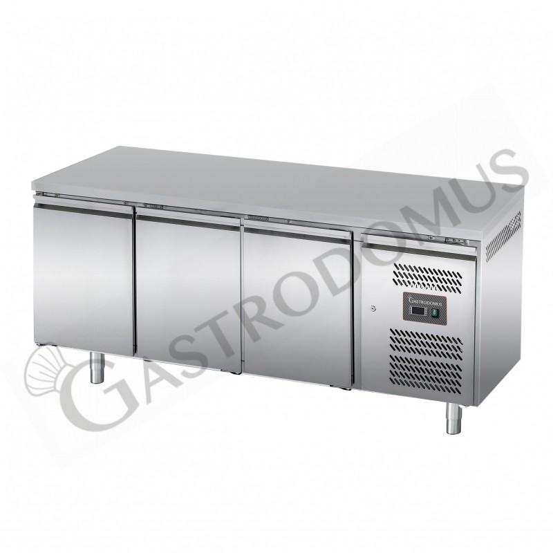 Mesa refrigerada 3 puertas Prof. 600 temperatura -2°C/+8°C