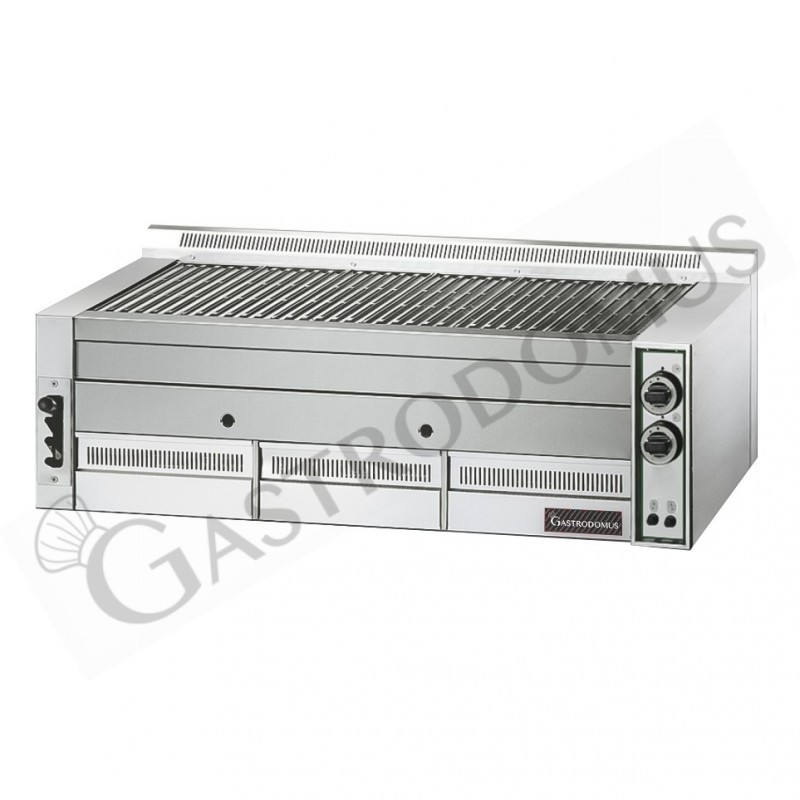 Parrilla de piedra volcánica L 1140 mm x P 700 mm x A 380 mm 23000 W