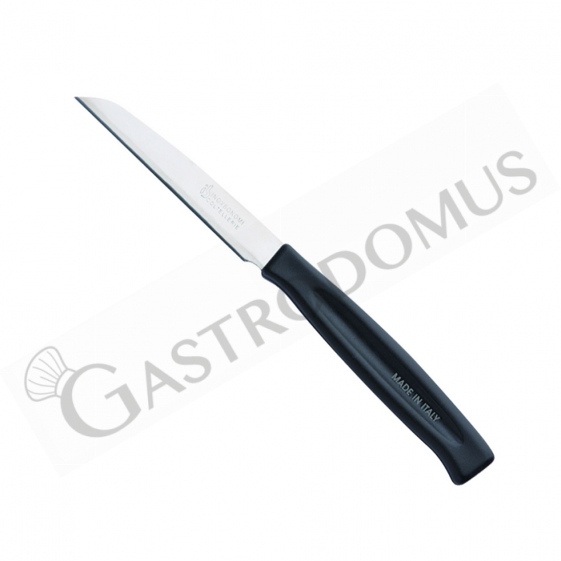 Cuchillo liso de acero inoxidable L 90 mm espesor 0,8 mm