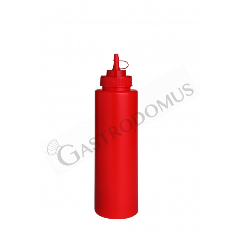 Bote de salsa con capacidad de 226 g - Color rojo