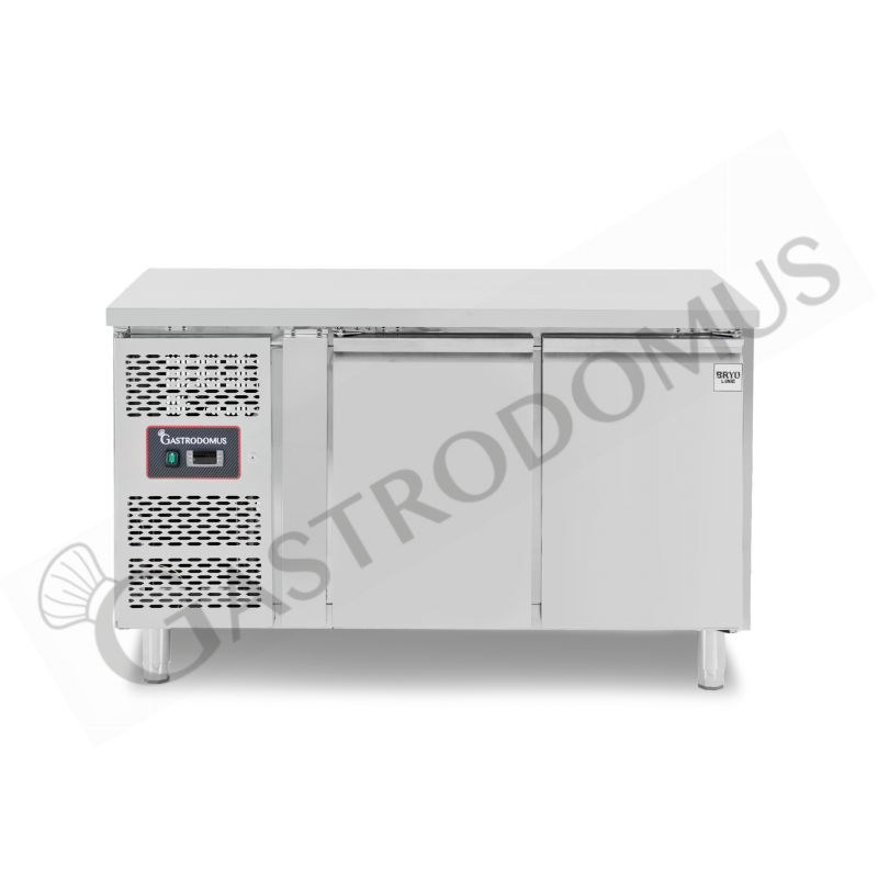 Mesa refrigerada 2 puertas 600 mm de profundidad +2°C/+8°C motor a la izquierda